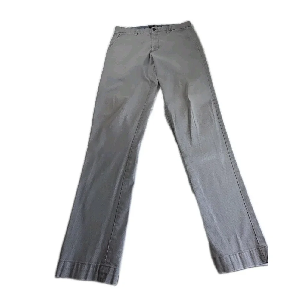 Banana Republic Men's Mason Athletic Tapered Fit Grey GEOMETRIC  Size 34X34
